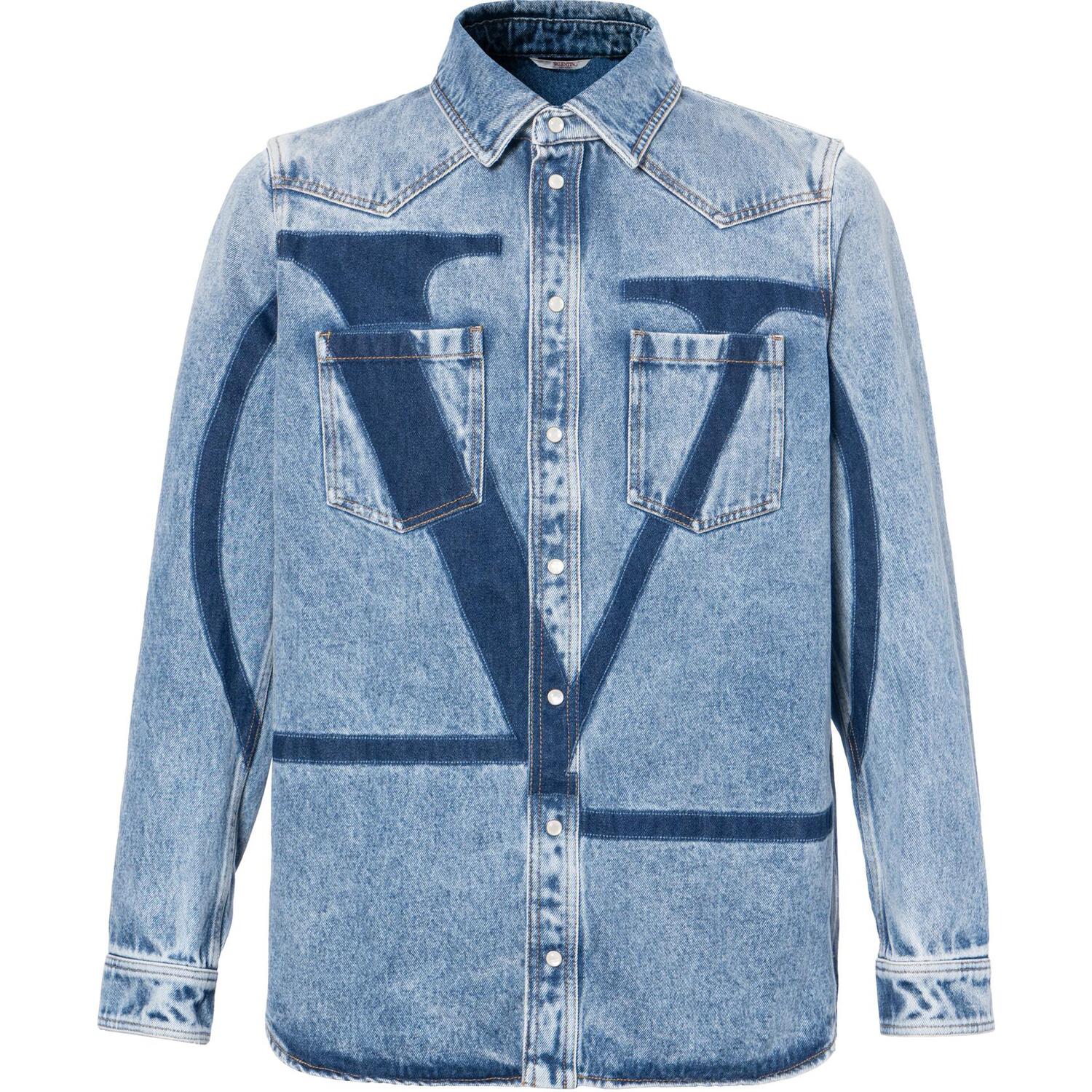 Valentino Мужская синяя рубашка
Valentino Мужская синяя рубашка