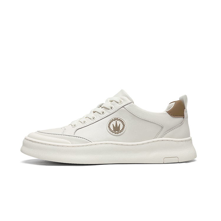 CROWN Мужские низкие скейтерские кеды белые, цвет White 
CROWN Мужские низкие скейтерские кеды белые, цвет White