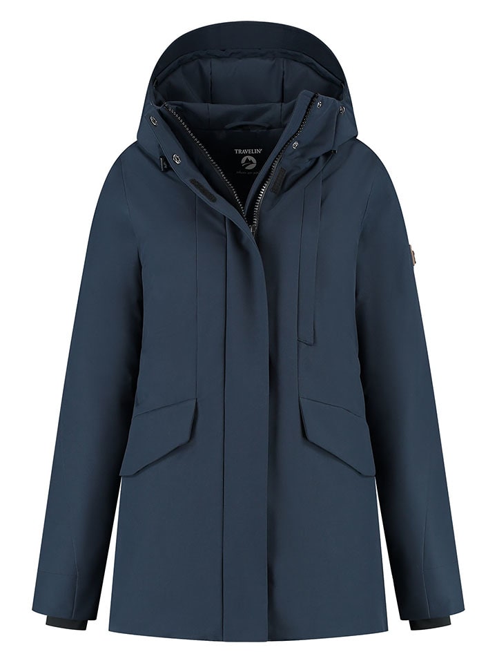 Зимняя куртка темно-синего цвета TRAVELIN'
Зимняя куртка темно-синего цвета TRAVELIN'