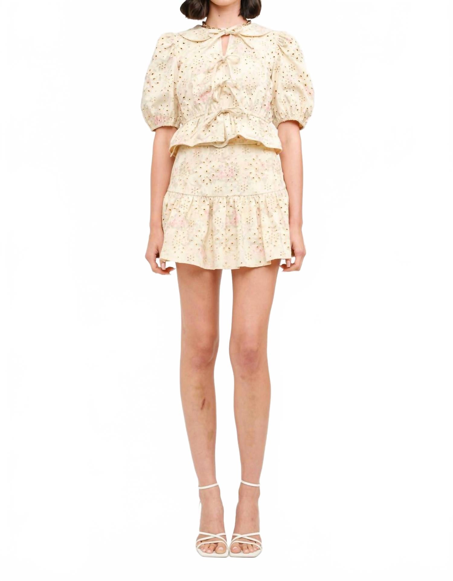 Цветочный принт юбка-комплект Sofie the Label, Colorful 
Цветочный принт юбка-комплект Sofie the Label, Colorful