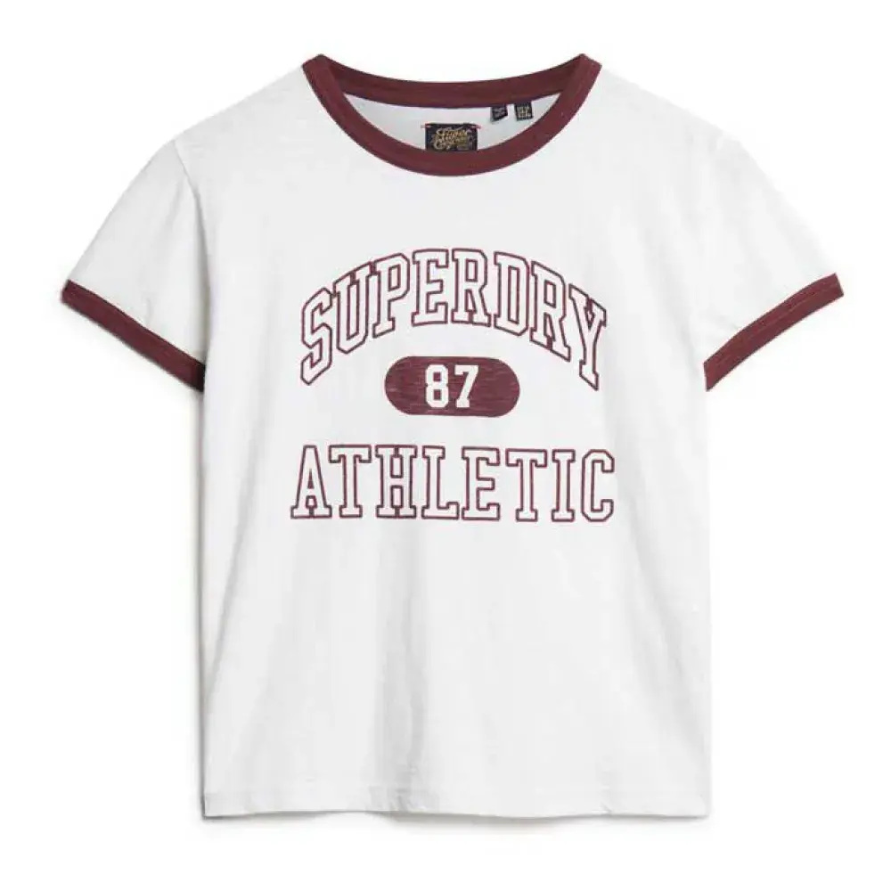 Футболка с коротким рукавом Superdry Athletic Ringer, белый
Футболка с коротким рукавом Superdry Athletic Ringer, белый