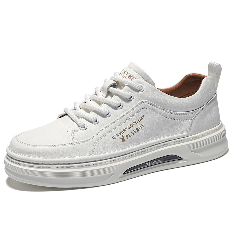 Кеды мужские, обувь для скейтбординга низкая Playboy, белый 
Кеды мужские, обувь для скейтбординга низкая Playboy, белый