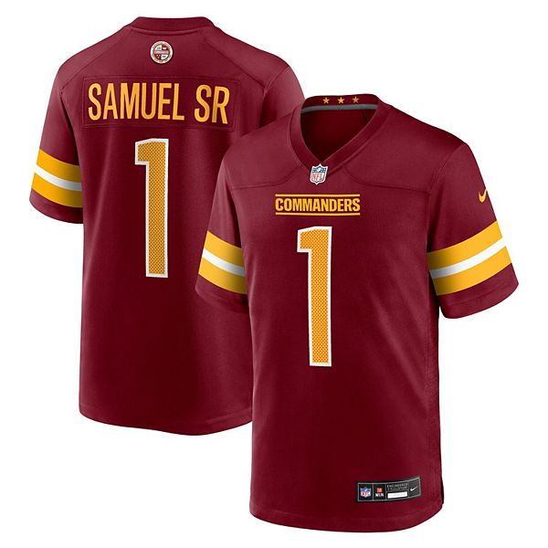 Мужская игровая футболка Deebo Samuel Sr burgundy Washington Commanders Nike
Мужская игровая футболка Deebo Samuel Sr burgundy Washington Commanders Nike