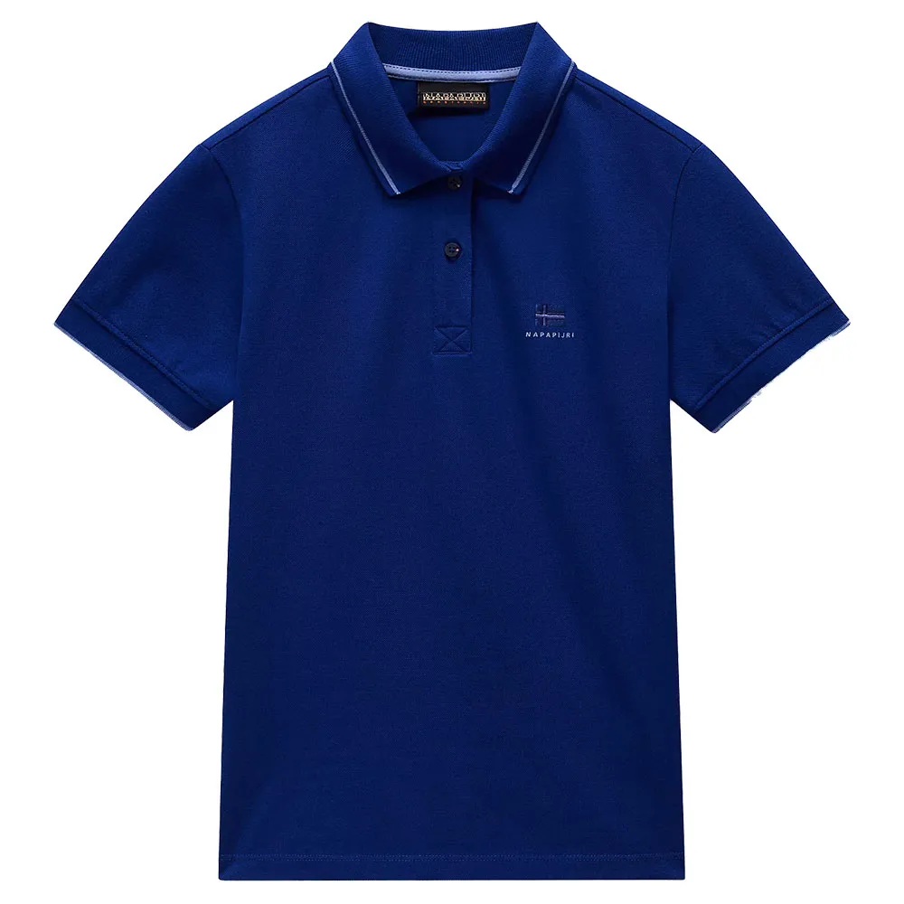 Поло с коротким рукавом Napapijri Nina, синий 
Поло с коротким рукавом Napapijri Nina, синий