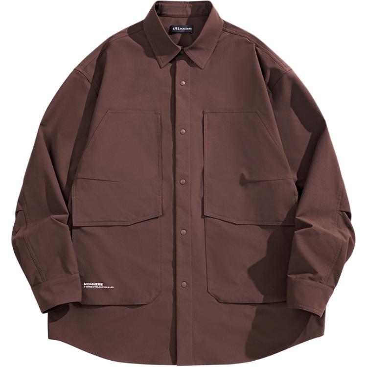 Модная рубашка с карманом для мужчин, свободного кроя, с четырехсторонним растяжением PEACEBIRD MEN, rock коричневый 1
Модная рубашка с карманом для мужчин, свободного кроя, с четырехсторонним растяжением PEACEBIRD MEN, rock коричневый 1