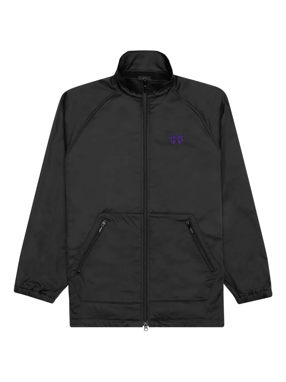 Вышитая куртка на молнии спереди Needles, черный
Вышитая куртка на молнии спереди Needles, черный