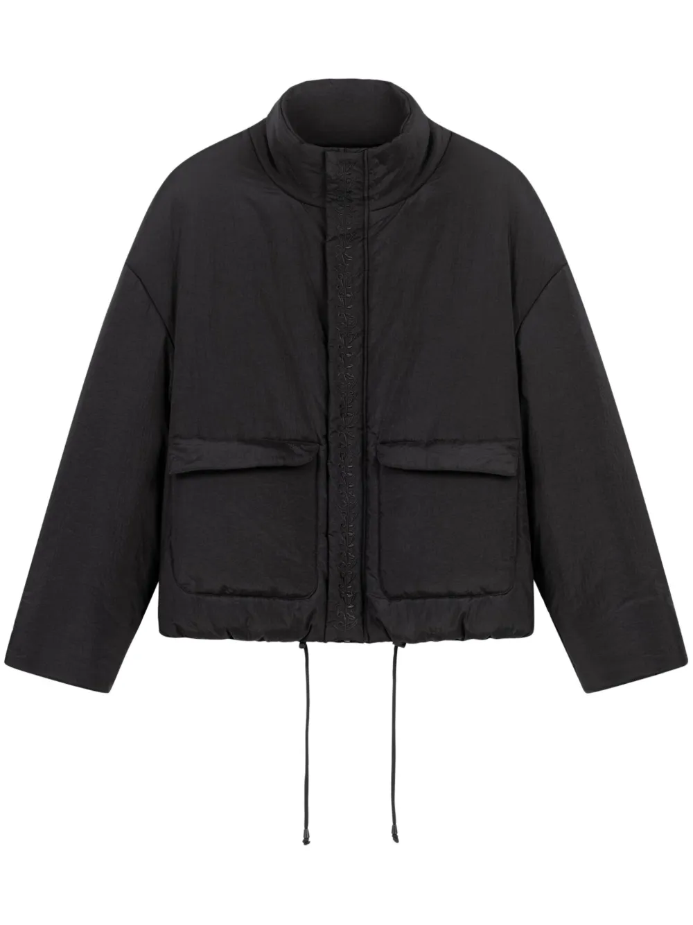 Пуховик с вышивкой ROUGH., черный
Пуховик с вышивкой ROUGH., черный