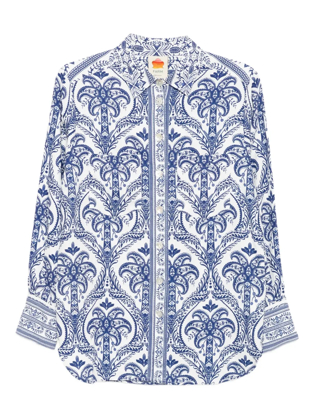 Блузка с принтом FARM Rio, синий
Блузка с принтом FARM Rio, синий