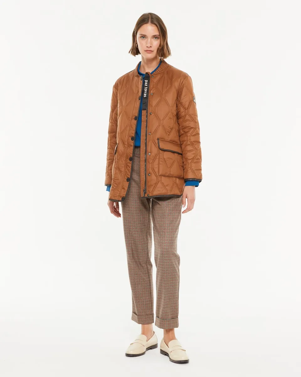 Женская стеганая парка с накладными карманами Paz Torras, коричневый
Женская стеганая парка с накладными карманами Paz Torras, коричневый