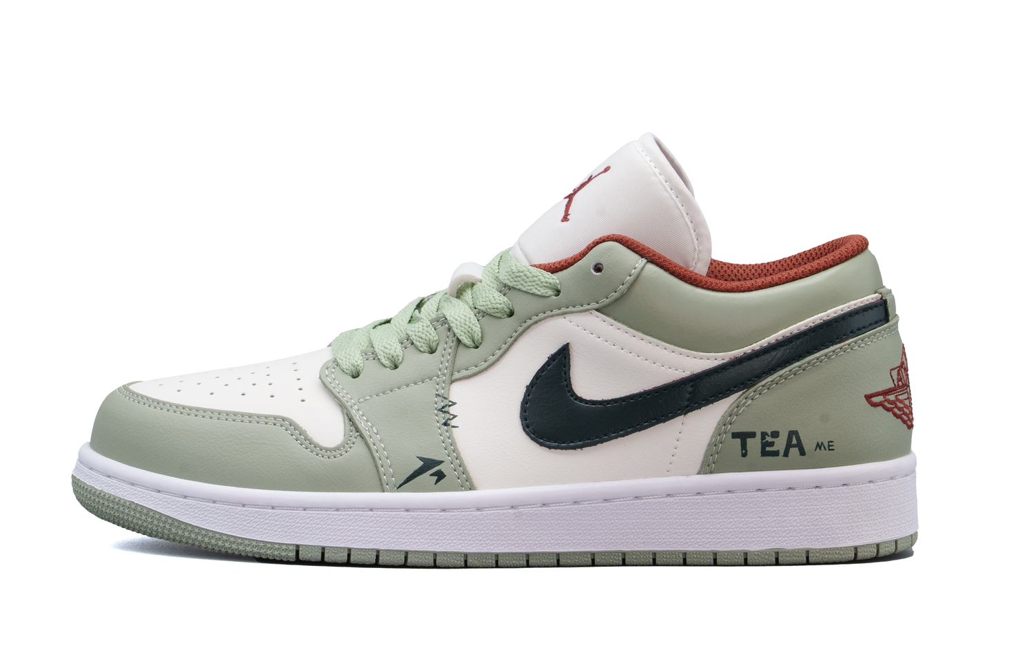 Jordan Кроссовки Air 1 с амортизацией, износостойкие, низкие, винтажные, унисекс, зеленые
Jordan Кроссовки Air 1 с амортизацией, износостойкие, низкие, винтажные, унисекс, зеленые