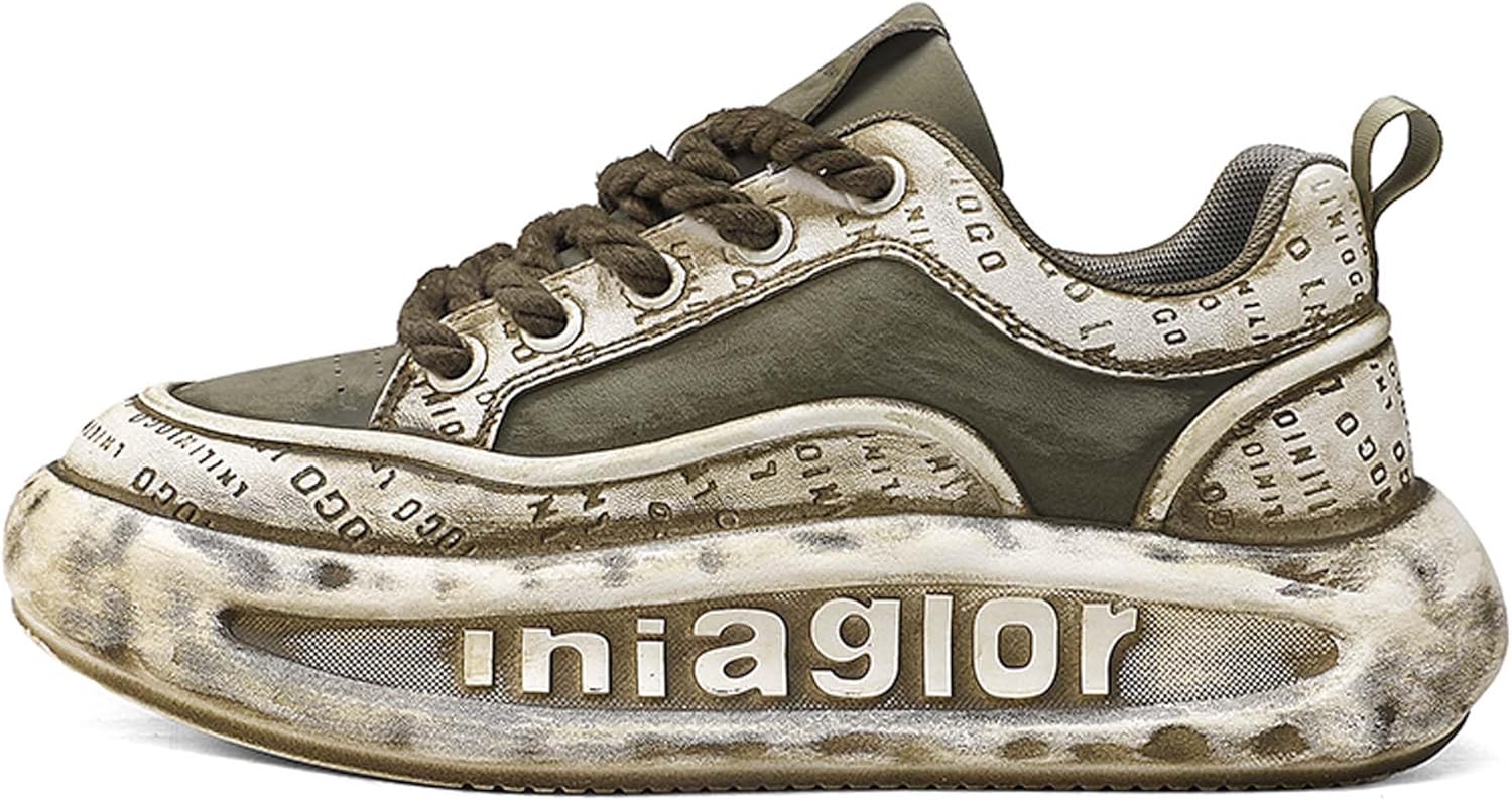 Мужские ретро кроссовки для скейтбординга - повседневные спортивные туфли с толстой подошвой - дышащие фитнес-кроссовки - модная обувь для прогулок - удобные беговые кроссовки Dzbajrqm, серый
Мужские ретро кроссовки для скейтбординга - повседневные спортивные туфли с толстой подошвой - дышащие фитнес-кроссовки - модная обувь для прогулок - удобные беговые кроссовки Dzbajrqm, серый