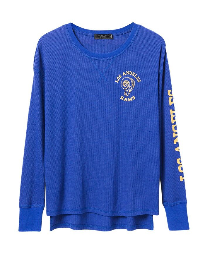 Лонгслив женский Women's NFL Los Angeles Rams Timeout Thermal Junk Food Clothing, белый
Лонгслив женский Women's NFL Los Angeles Rams Timeout Thermal Junk Food Clothing, белый