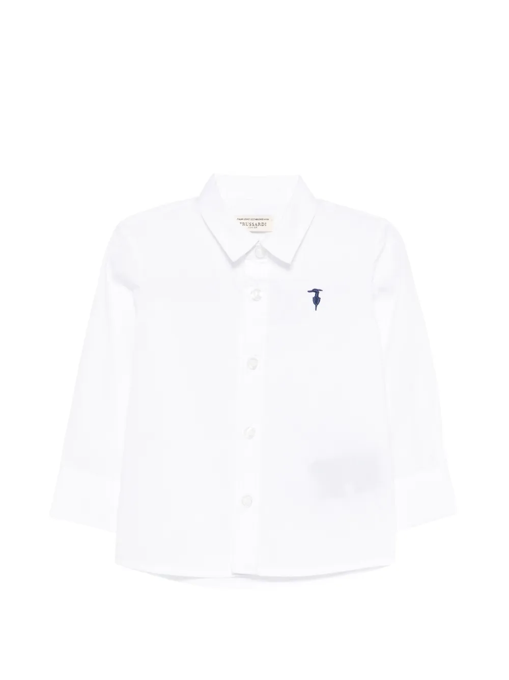 Рубашка с вышивкой и длинными рукавами Trussardi Junior, белый
Рубашка с вышивкой и длинными рукавами Trussardi Junior, белый