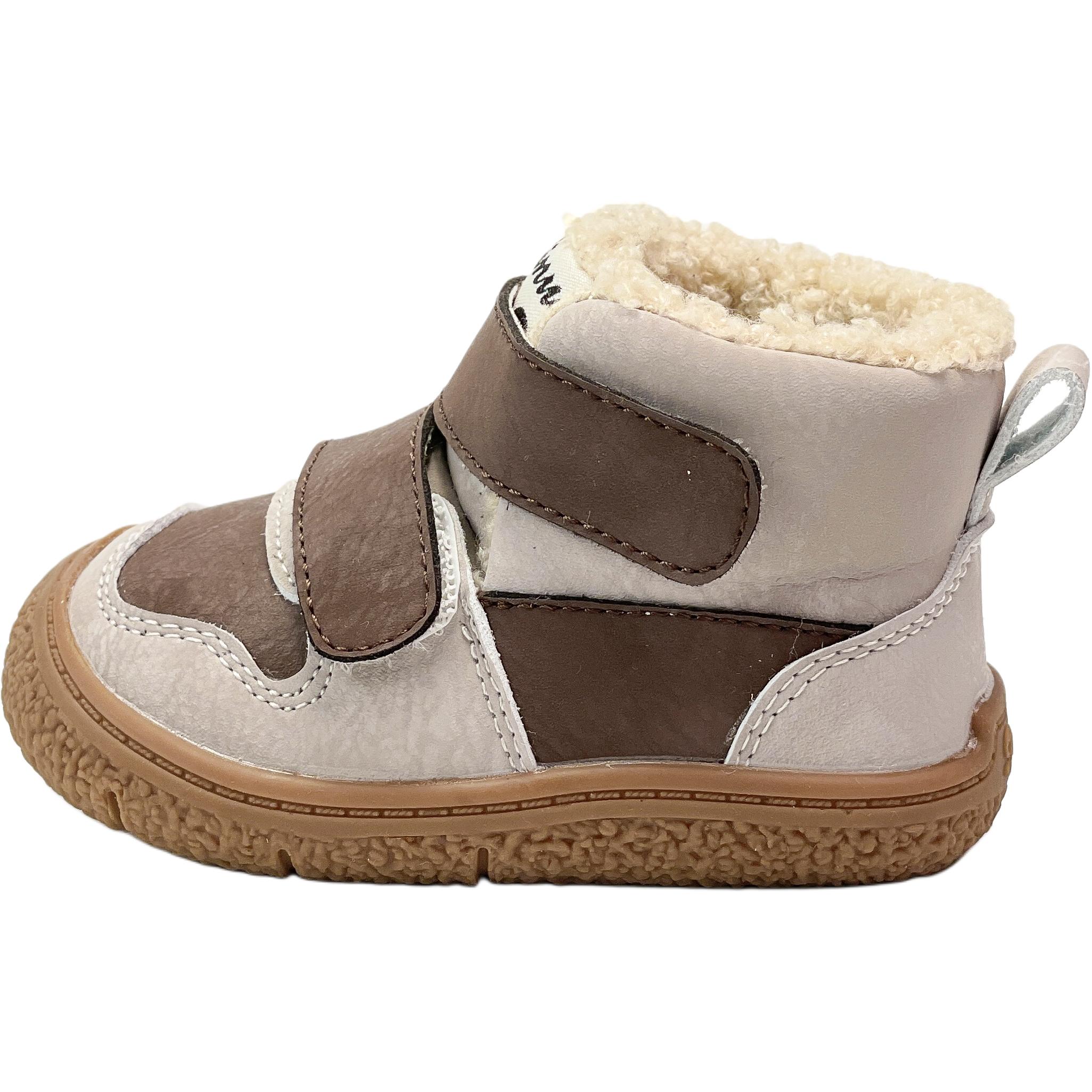 Обувь для малышей QINUOSHU, коричневый/серый 
Обувь для малышей QINUOSHU, коричневый/серый