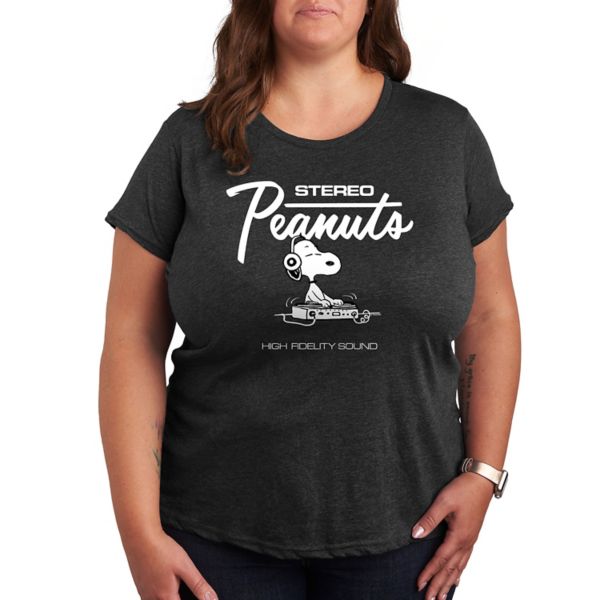 Плюс футболка с принтом стерео Снупи и Peanuts Licensed Character, серый
Плюс футболка с принтом стерео Снупи и Peanuts Licensed Character, серый