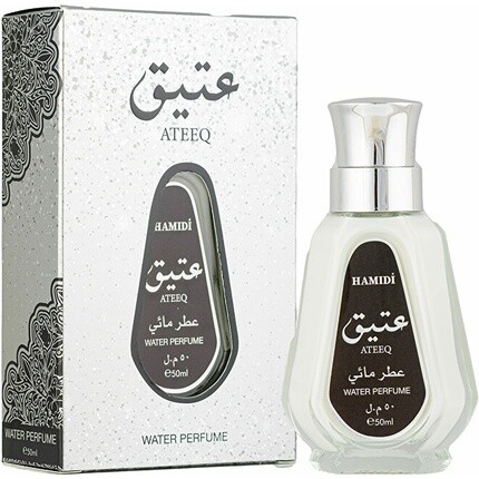 Hamidi Ateeq - Alcohol-Free Perfume Water Volume 50 ml
Hamidi Ateeq - Alcohol-Free Perfume Water Volume 50 ml