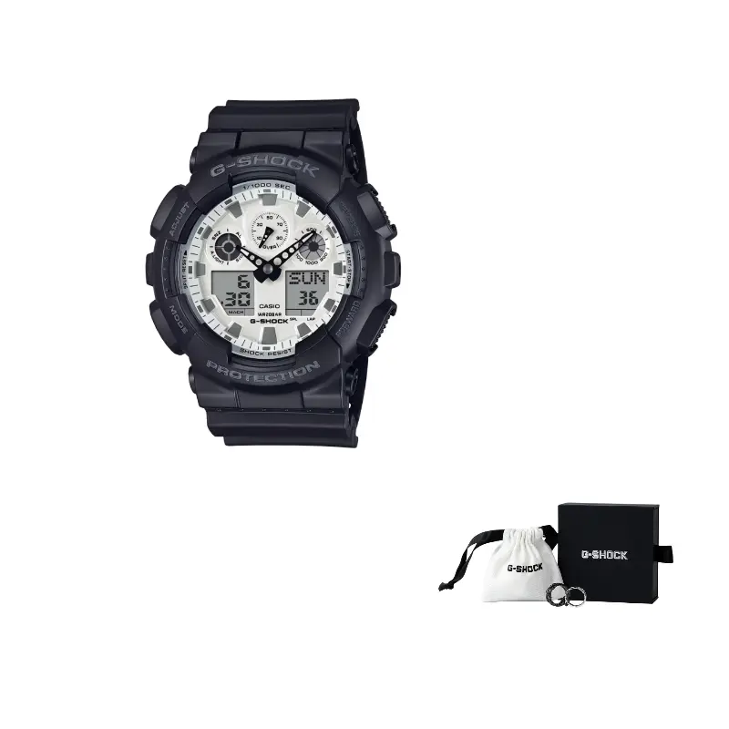 CASIO Часы Men White Watch GA-100WD-1APR, White Dial
CASIO Часы Men White Watch GA-100WD-1APR, White Dial