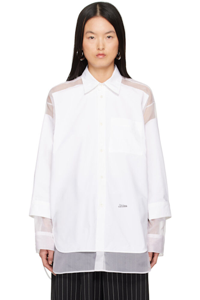 Белая рубашка «The Petit Grand» Jean Paul Gaultier
Белая рубашка «The Petit Grand» Jean Paul Gaultier