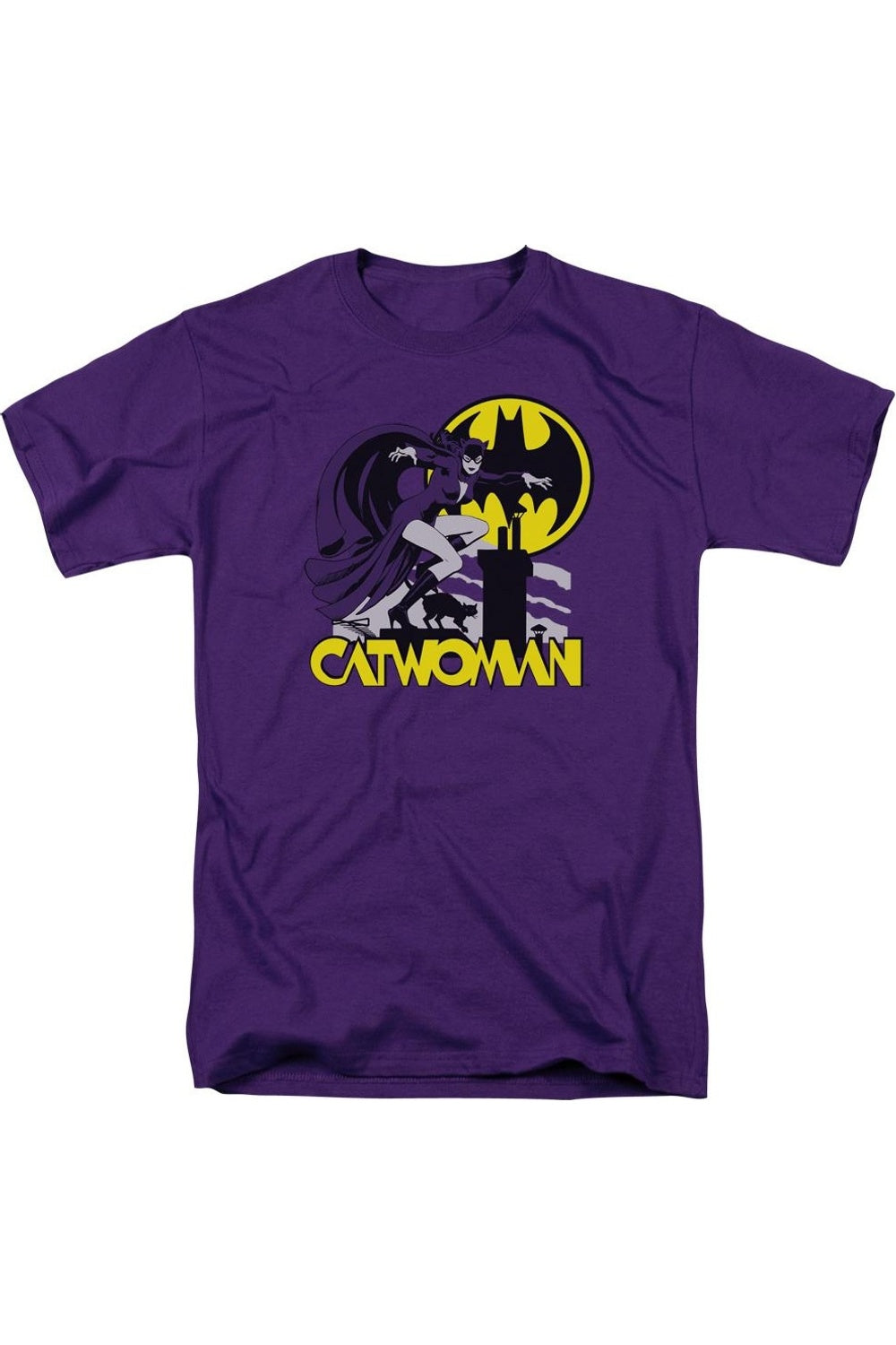 Футболка с коротким рукавом для взрослых DC Comics Rooftop Cat Gildan, фиолетовый
Футболка с коротким рукавом для взрослых DC Comics Rooftop Cat Gildan, фиолетовый