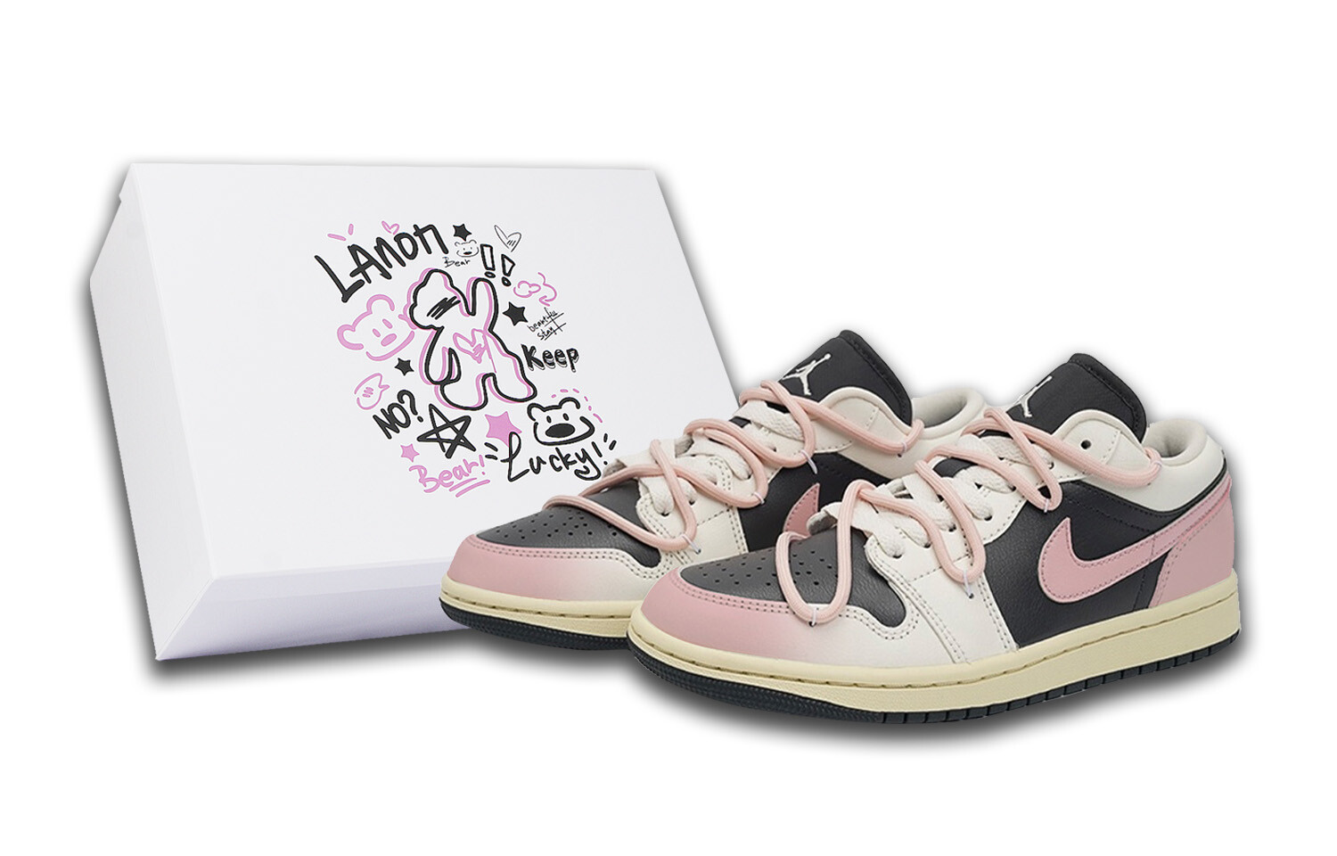 Баскетбольные кроссовки Air 1 Vintage женские с низким верхом розового цвета Jordan, черный/розовый
Баскетбольные кроссовки Air 1 Vintage женские с низким верхом розового цвета Jordan, черный/розовый