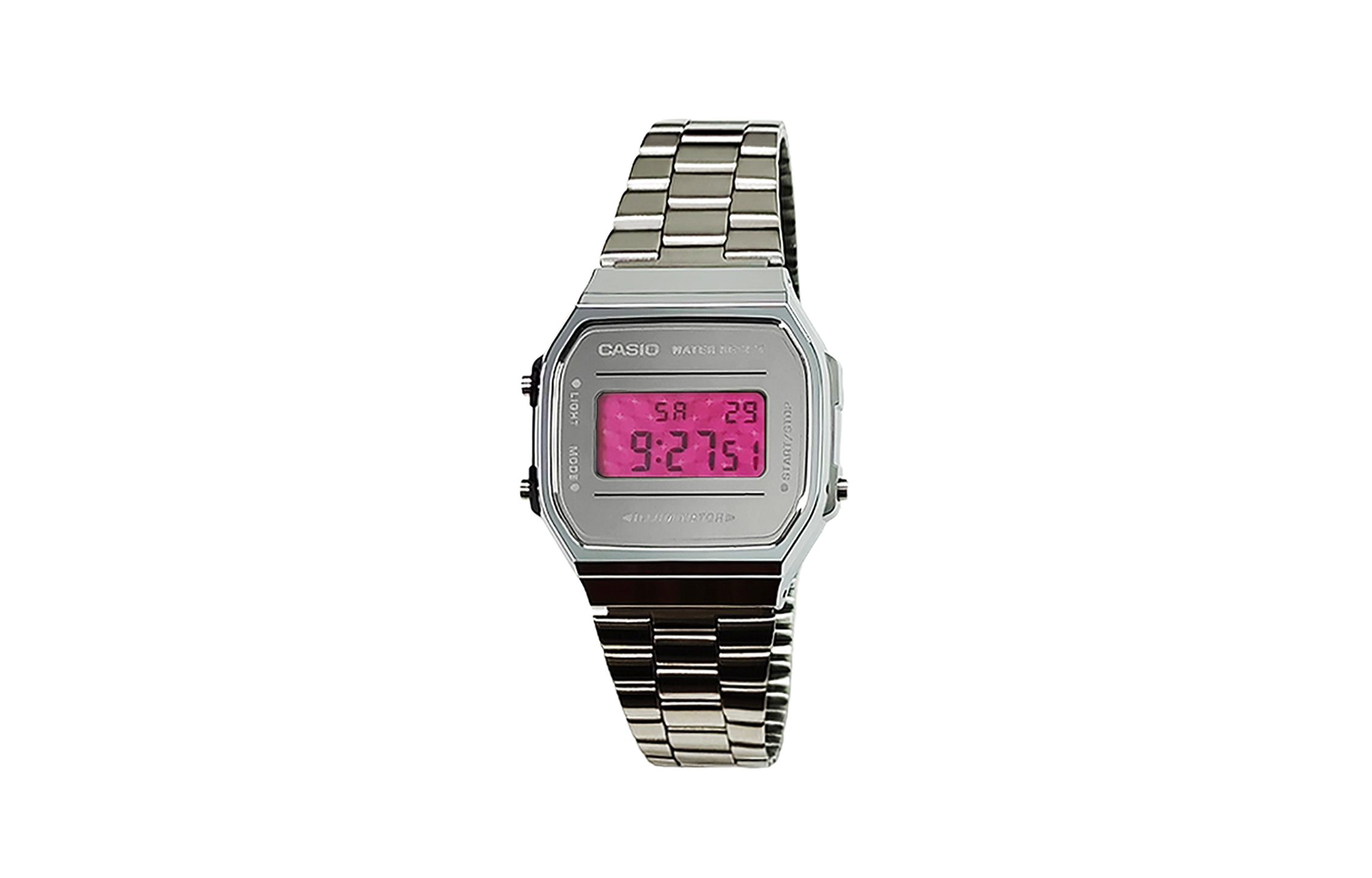 CASIO Часы Retrofit Series Quartz Movement Stainless Steel Strap Watch Men's Watch Red Watch Dial, Silver Dial Barbie Pink Plaid Watch Crystal 
CASIO Часы Retrofit Series Quartz Movement Stainless Steel Strap Watch Men's Watch Red Watch Dial, Silver Dial Barbie Pink Plaid Watch Crystal
