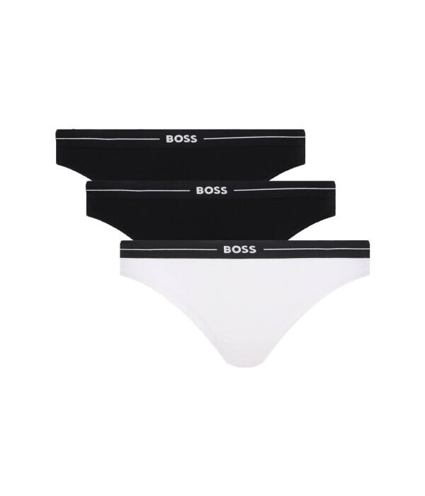 Стринги женские Boss хлопковые 3 шт, черный/белый
Стринги женские Boss хлопковые 3 шт, черный/белый