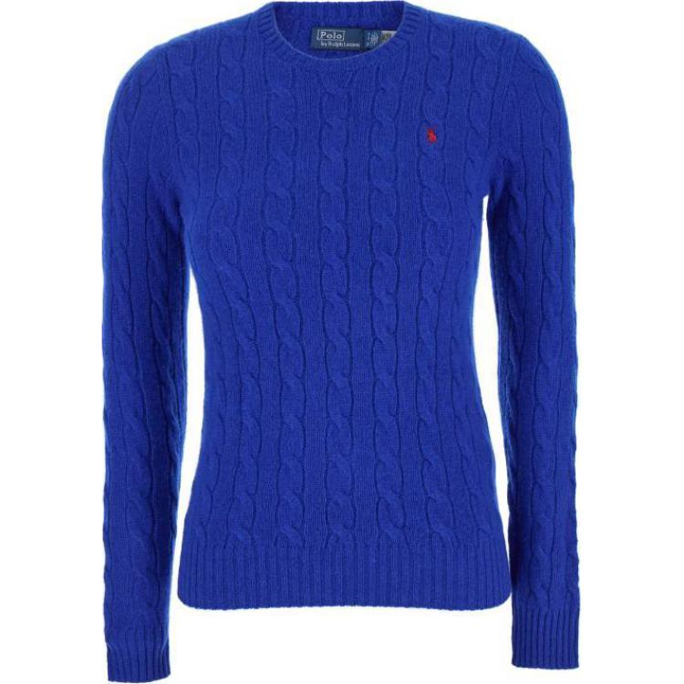 Свитер с круглым вырезом и вышитым логотипом Polo Ralph Lauren, синий
Свитер с круглым вырезом и вышитым логотипом Polo Ralph Lauren, синий