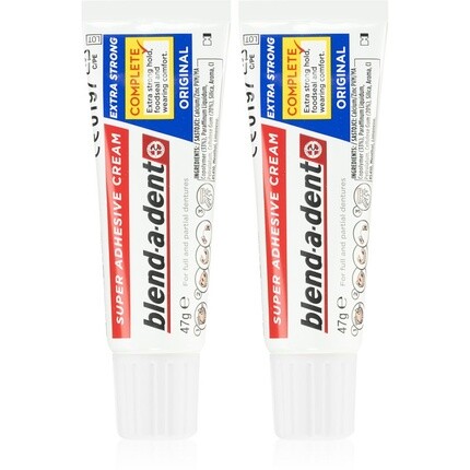 Blend-a-dent Extra Strong Оригинальный суперадгезивный крем 2x47 мл
Blend-a-dent Extra Strong Оригинальный суперадгезивный крем 2x47 мл