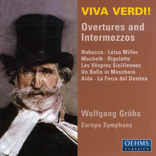 CD диск Verdi / Grohs / Europa Symphony: Viva Verdi: Overtures & Intermezzos 
CD диск Verdi / Grohs / Europa Symphony: Viva Verdi: Overtures & Intermezzos