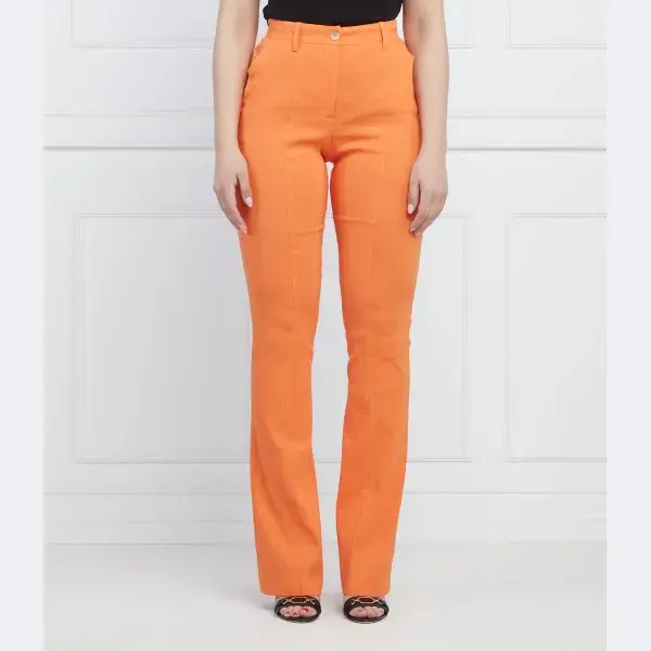 Policoro расклешенные льняные брюки Pinko, оранжевый
Policoro расклешенные льняные брюки Pinko, оранжевый