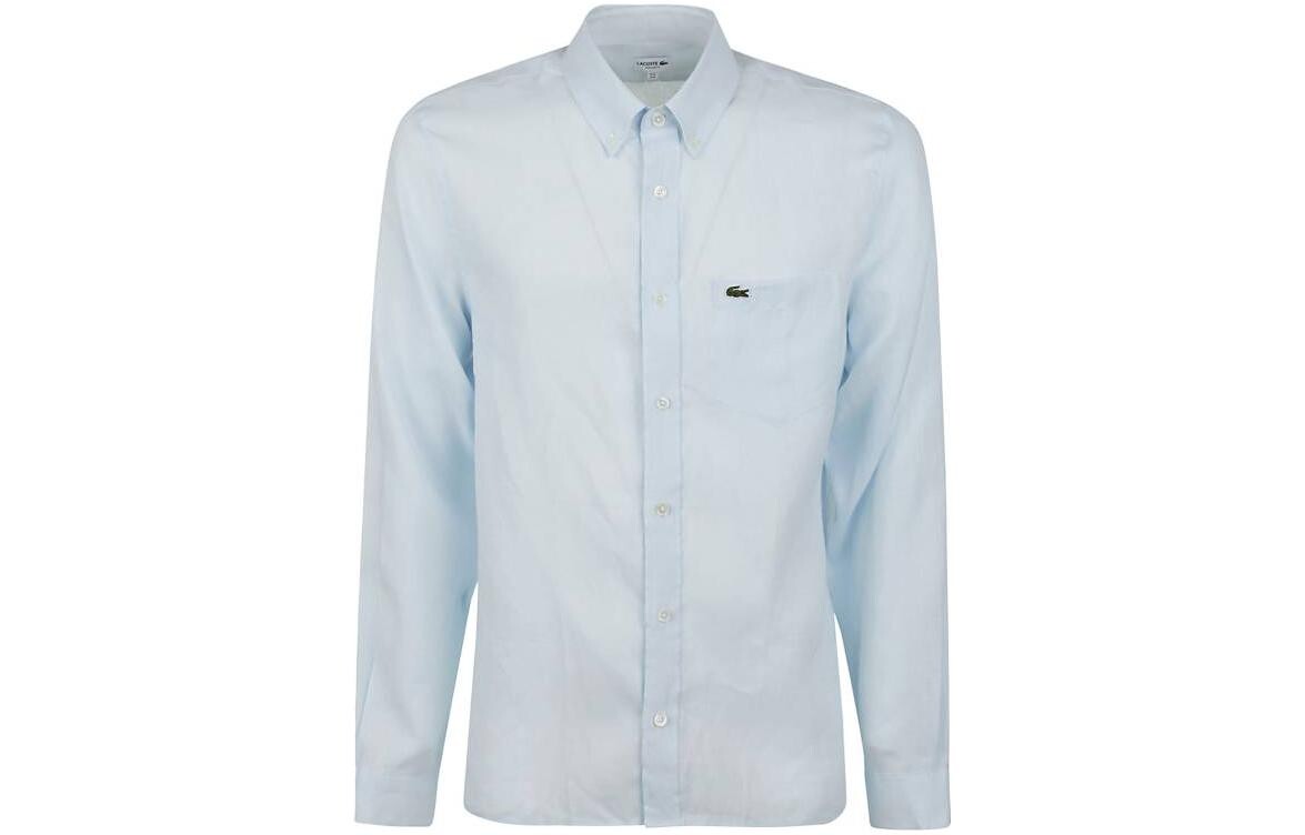 Рубашка мужская светло-синяя Lacoste, светло-голубой
Рубашка мужская светло-синяя Lacoste, светло-голубой