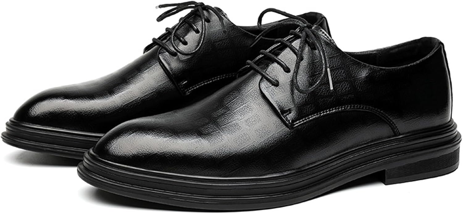 Мужские классические туфли KYOESCAI Оксфорды для мужчин, формальные деловые, комфортные, на шнуровке, стильные мужские туфли, черный
Мужские классические туфли KYOESCAI Оксфорды для мужчин, формальные деловые, комфортные, на шнуровке, стильные мужские туфли, черный