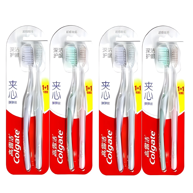 Мягкие эластичные зубные щетки из пряжи COLGATE
Мягкие эластичные зубные щетки из пряжи COLGATE