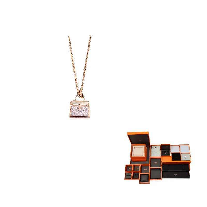 HERMES Кулон Kelly K золотой с бриллиантами для женщин
HERMES Кулон Kelly K золотой с бриллиантами для женщин