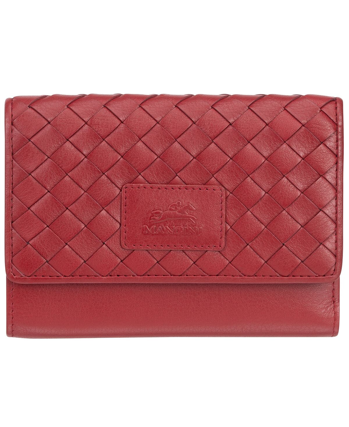 Женский кошелек Basket Weave Collection с RFID-безопасным мини-клатчем Mancini, красный
Женский кошелек Basket Weave Collection с RFID-безопасным мини-клатчем Mancini, красный