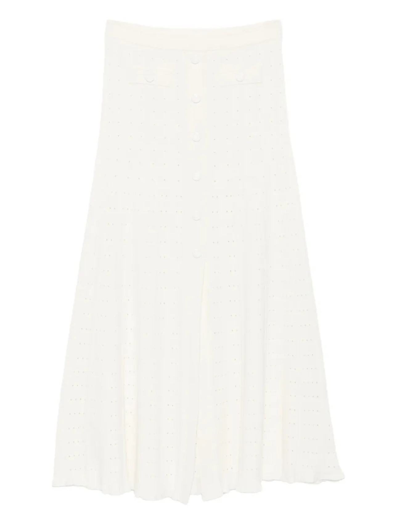 Юбка-клеш SANDRO с пуговицами спереди, белый
Юбка-клеш SANDRO с пуговицами спереди, белый