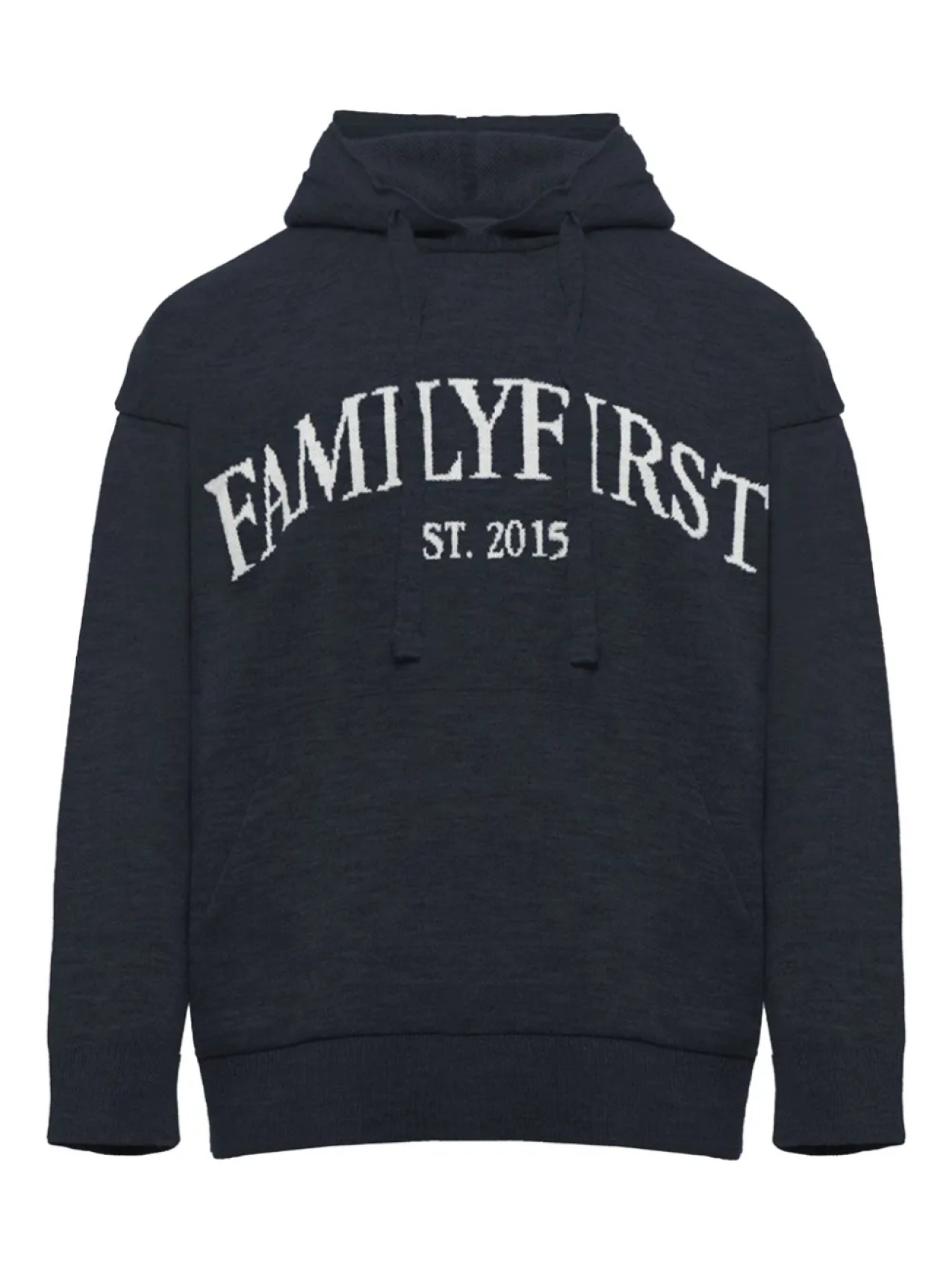 Толстовка с вышитым логотипом Family First, синий 
Толстовка с вышитым логотипом Family First, синий