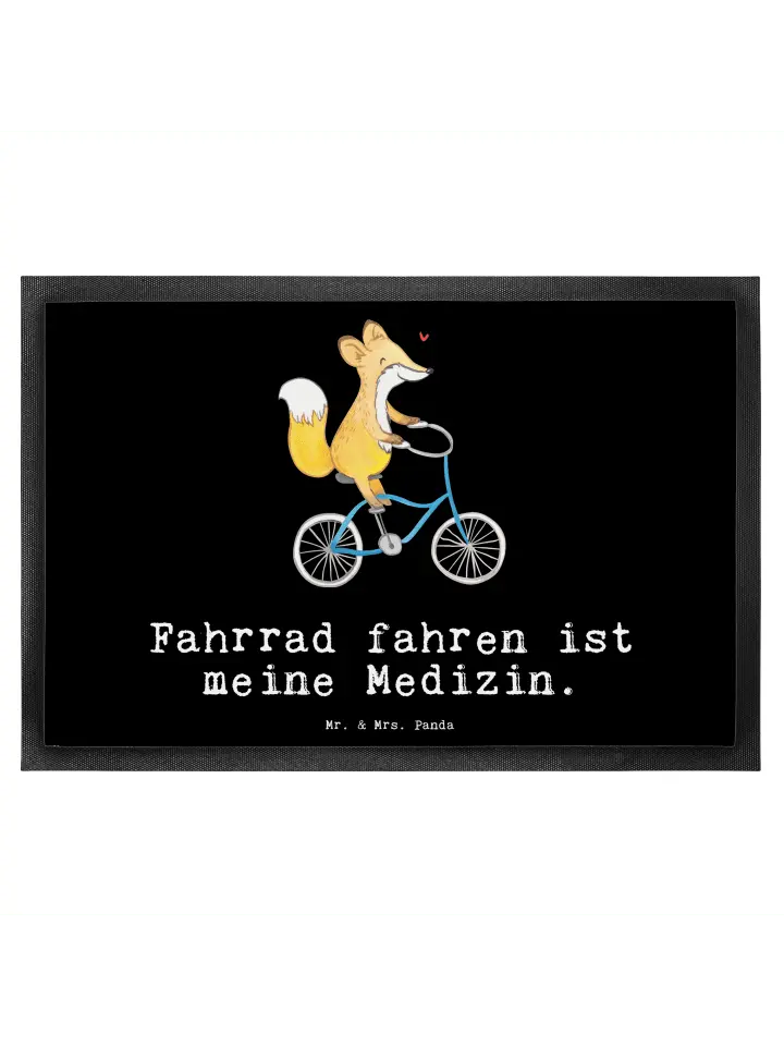 Коврик Mr & Mrs Panda Fuchs Fahrrad fahren, черный
Коврик Mr & Mrs Panda Fuchs Fahrrad fahren, черный