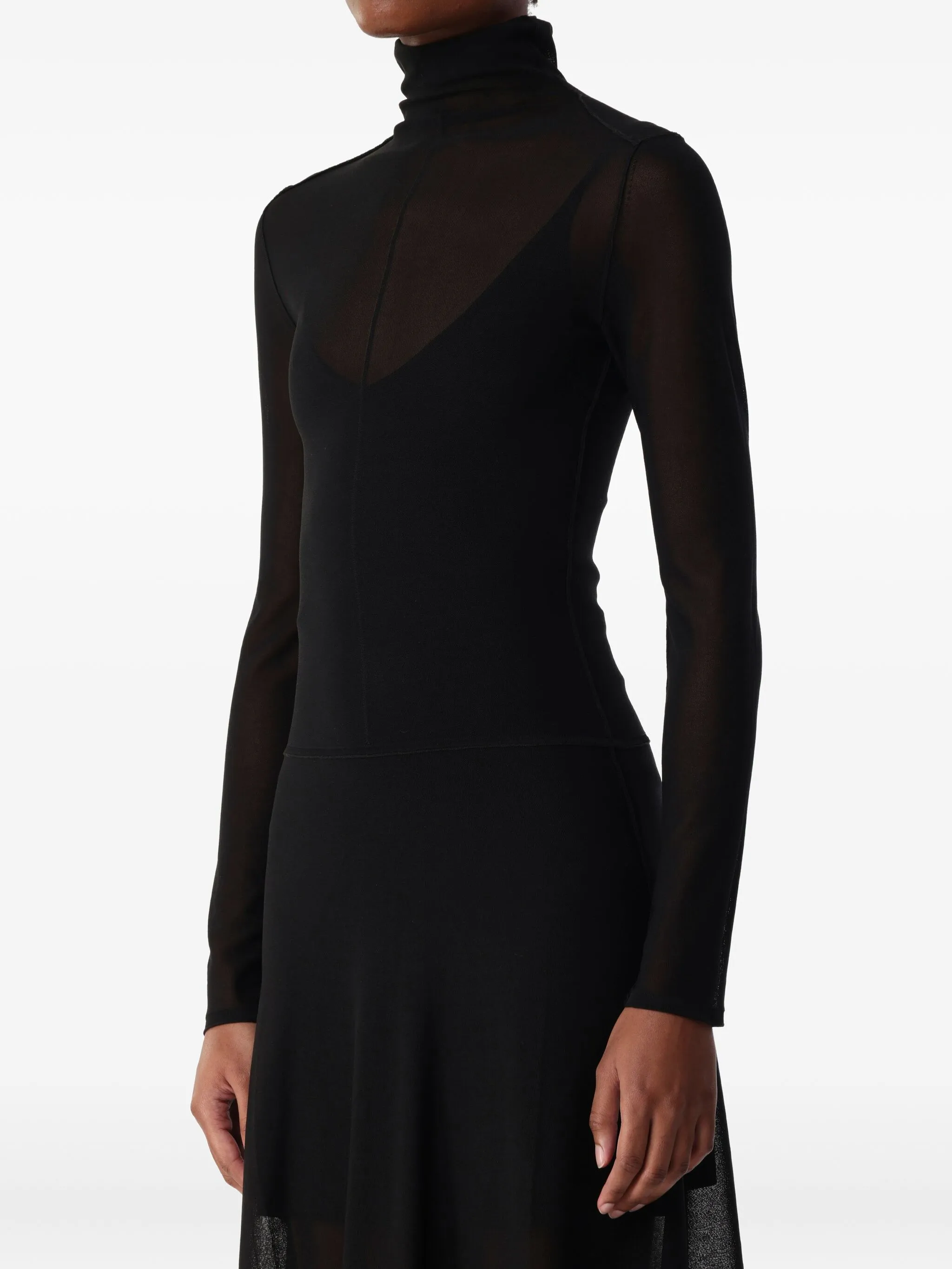 Платье макси с высоким воротником Jason Wu Collection, черный
Платье макси с высоким воротником Jason Wu Collection, черный