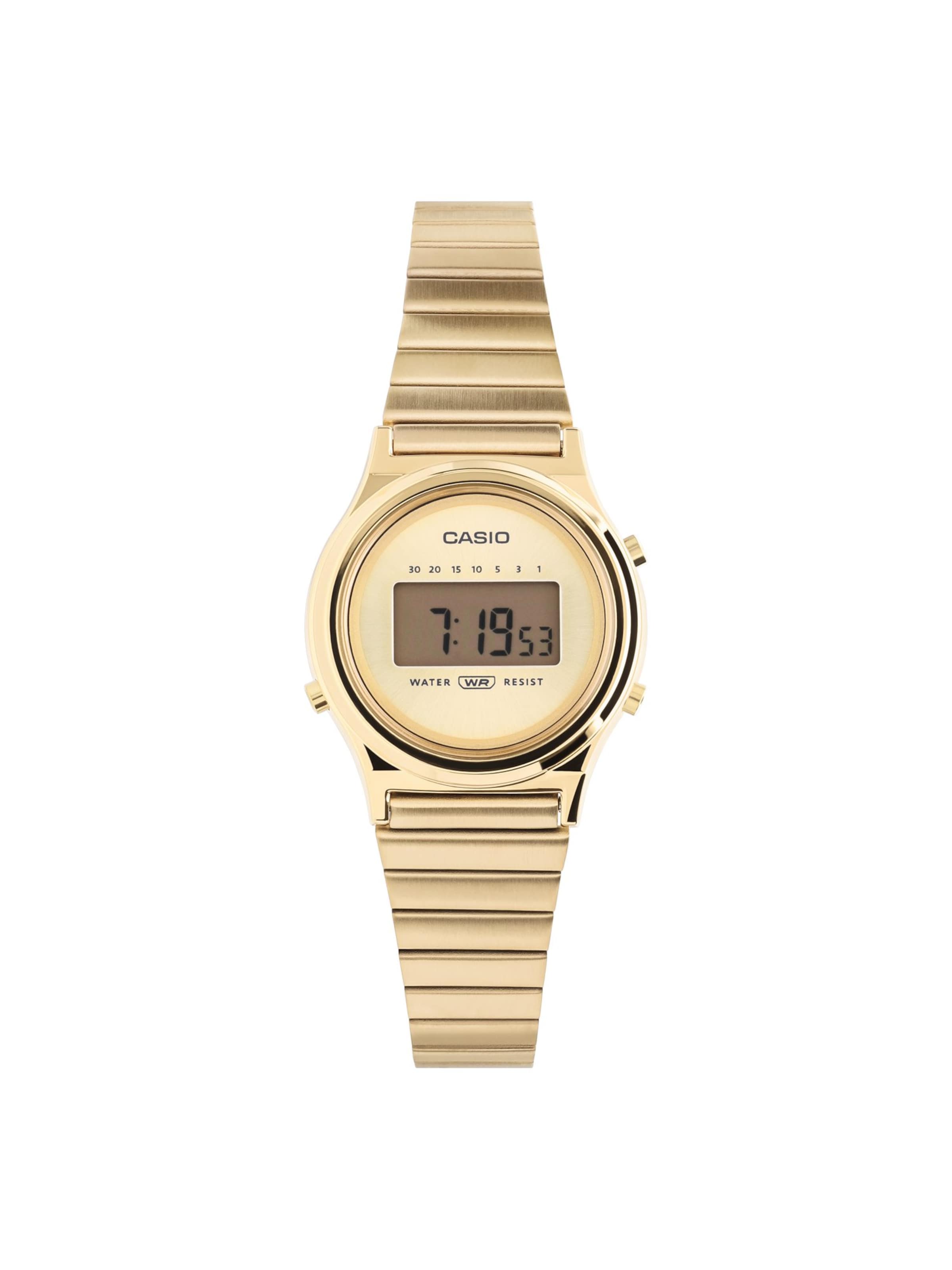 CASIO Цифровые часы в золотом цвете
CASIO Цифровые часы в золотом цвете