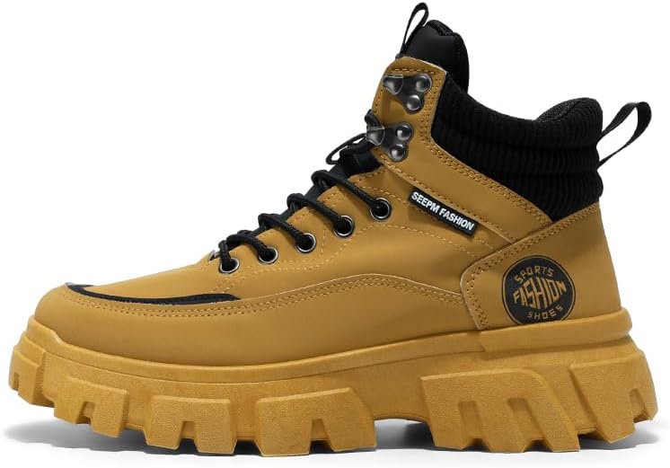 Мужские высокие модные кроссовки, повседневные спортивные прогулочные туфли с круглым носком, на шнуровке, противоскользящие походные ботинки для мужчин Yebonsho, хаки
Мужские высокие модные кроссовки, повседневные спортивные прогулочные туфли с круглым носком, на шнуровке, противоскользящие походные ботинки для мужчин Yebonsho, хаки