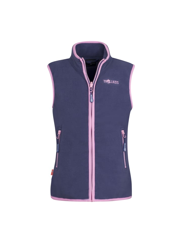 Trollkids Флисовый жилет Arendal фиолетово-синего цвета
Trollkids Флисовый жилет Arendal фиолетово-синего цвета