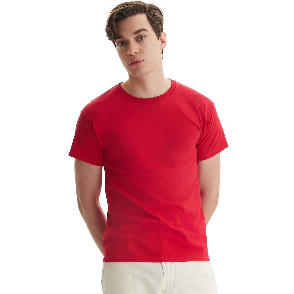 Мужская хлопковая футболка Hanes Essentials (4 шт.), цвет Deep Red
Мужская хлопковая футболка Hanes Essentials (4 шт.), цвет Deep Red