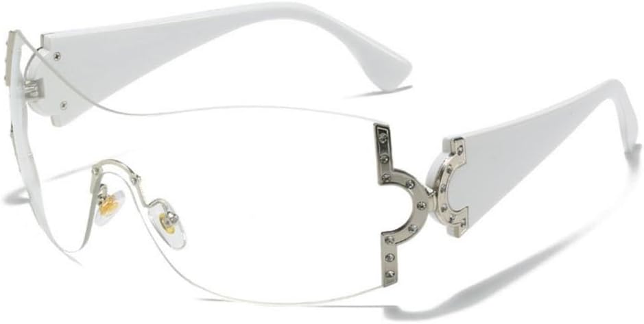 Модные цельные солнцезащитные очки для женщин, блестящие хрустальные солнцезащитные очки с защитой от УФ-излучения UV400, разноцветные очки с бриллиантами MTZJH, White Clear
Модные цельные солнцезащитные очки для женщин, блестящие хрустальные солнцезащитные очки с защитой от УФ-излучения UV400, разноцветные очки с бриллиантами MTZJH, White Clear