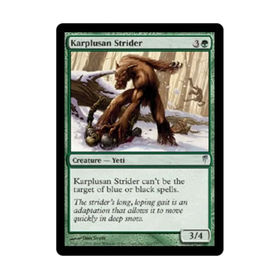 CCG Карплюсанский долгоног (U), MTG - Coldsnap
CCG Карплюсанский долгоног (U), MTG - Coldsnap