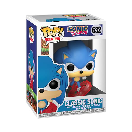 Funko POP! Игры, коллекционная фигурка, Classic Sonic 
Funko POP! Игры, коллекционная фигурка, Classic Sonic