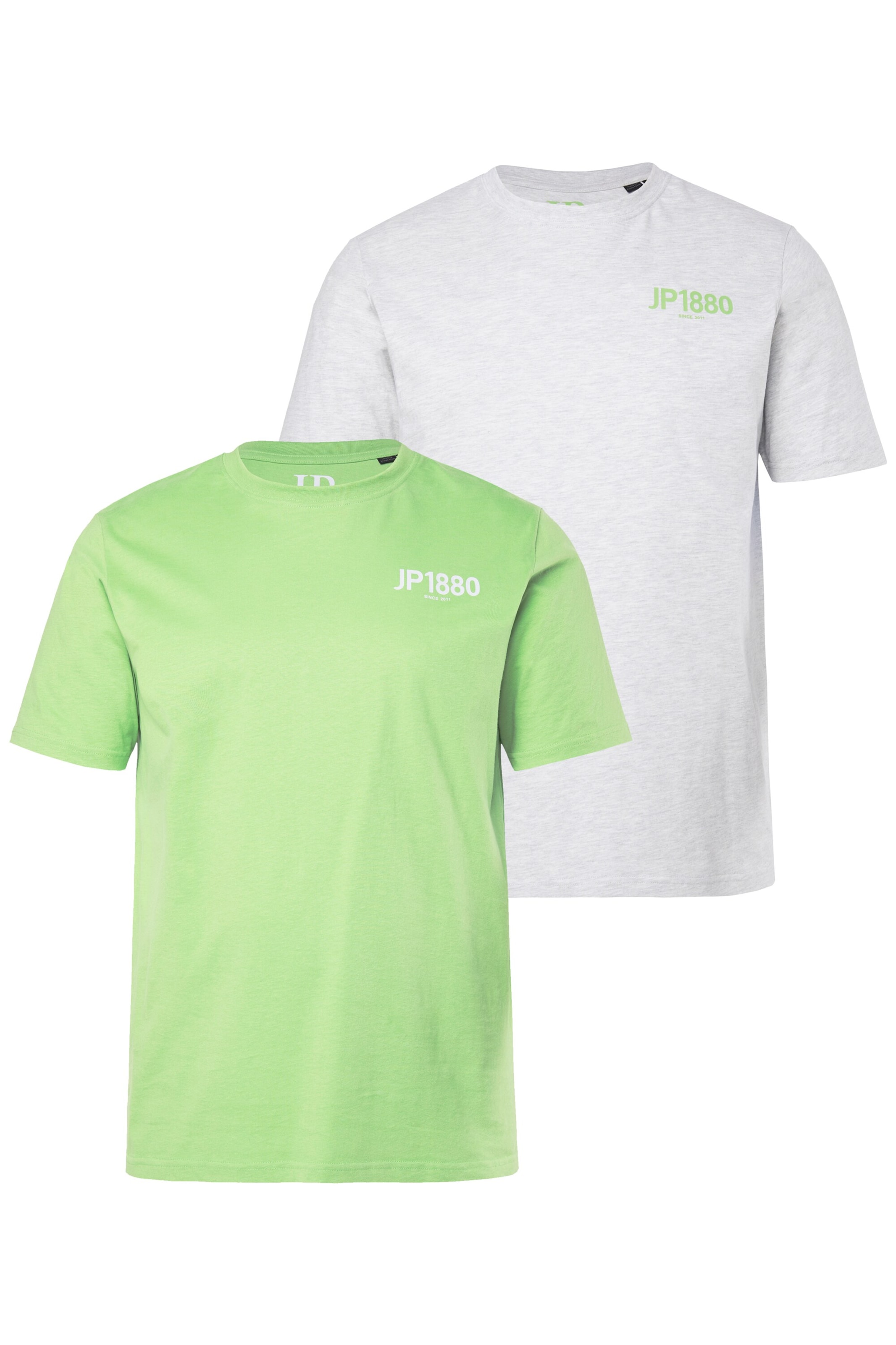 JP1880 Футболка в сером и зеленом цвете
JP1880 Футболка в сером и зеленом цвете