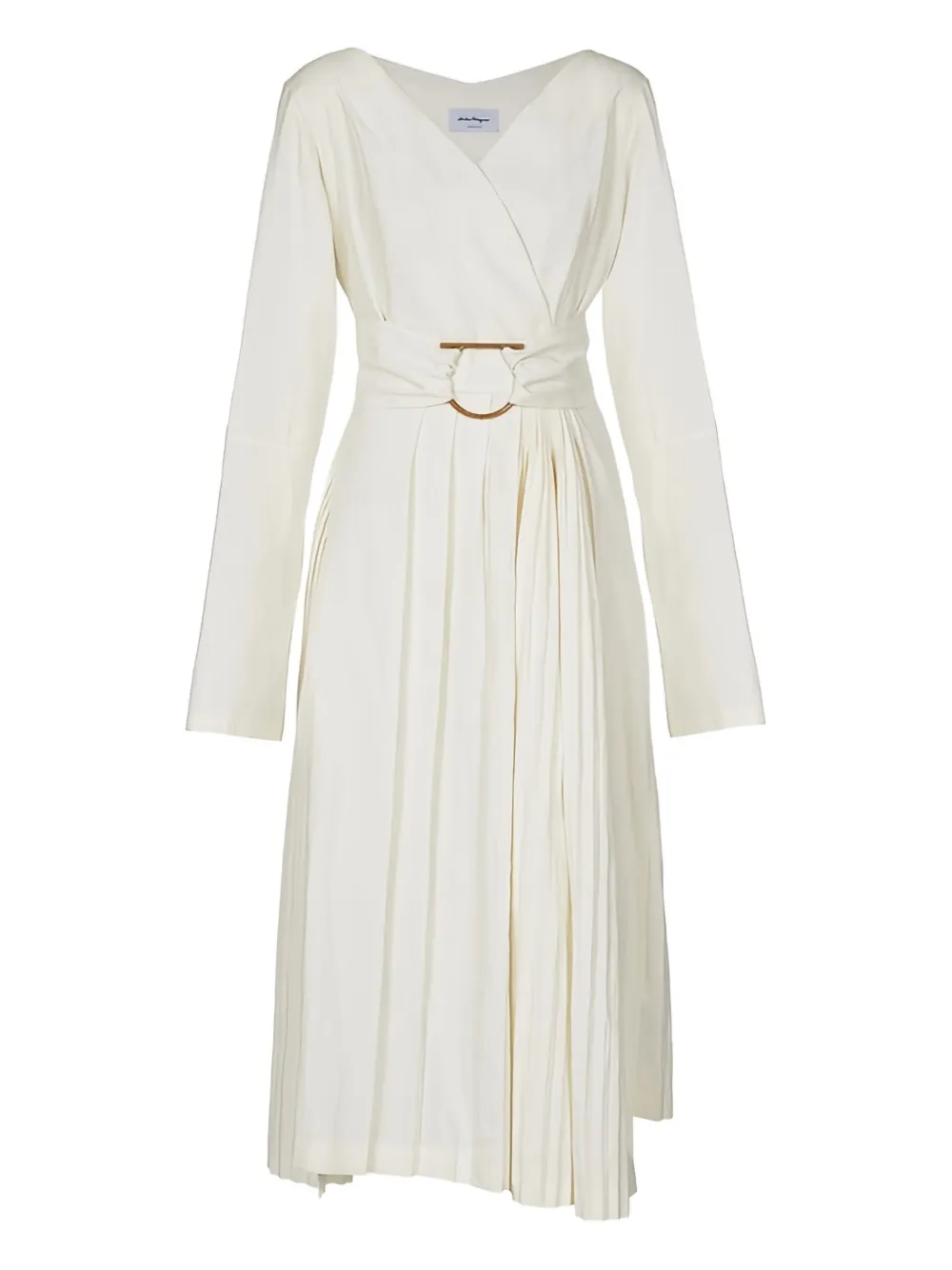 Платье миди с плиссировкой Ferragamo, белый
Платье миди с плиссировкой Ferragamo, белый