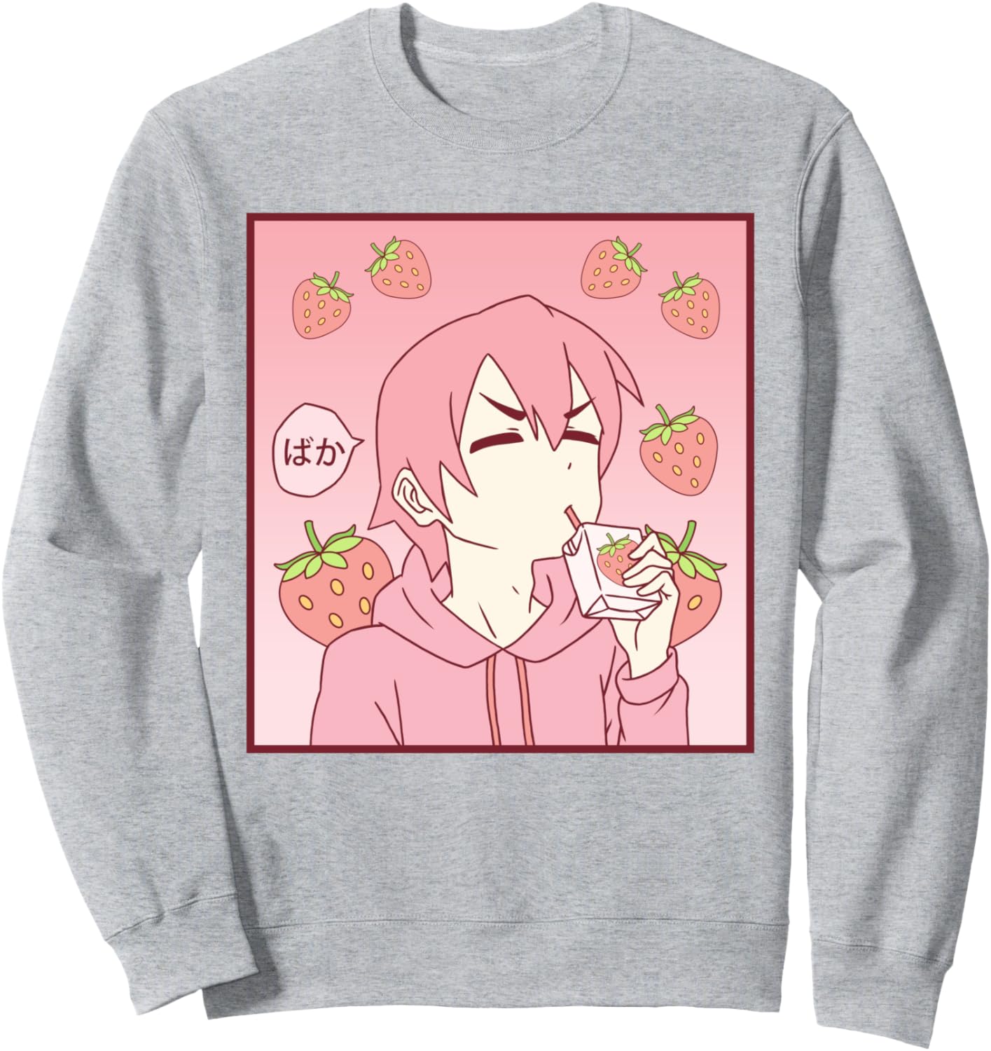 Футболка с изображением аниме-мальчика-фембоя, пьющего японское клубничное молоко, серая Anime Femboy Crossdressing Clothes
Футболка с изображением аниме-мальчика-фембоя, пьющего японское клубничное молоко, серая Anime Femboy Crossdressing Clothes