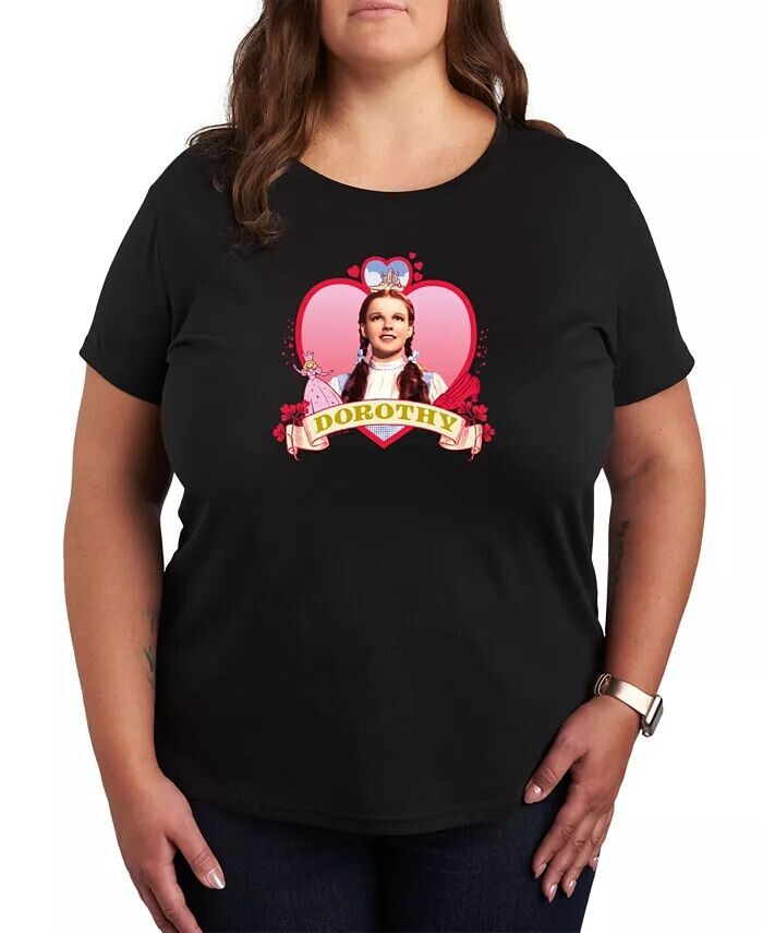 Модная футболка больших размеров с рисунком «Волшебник страны Оз» Dorothy Hearts Hybrid Apparel, черный
Модная футболка больших размеров с рисунком «Волшебник страны Оз» Dorothy Hearts Hybrid Apparel, черный